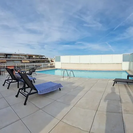 Juan 4 Prs, Clim, 300m Plage, Piscine, Parking 昂蒂布