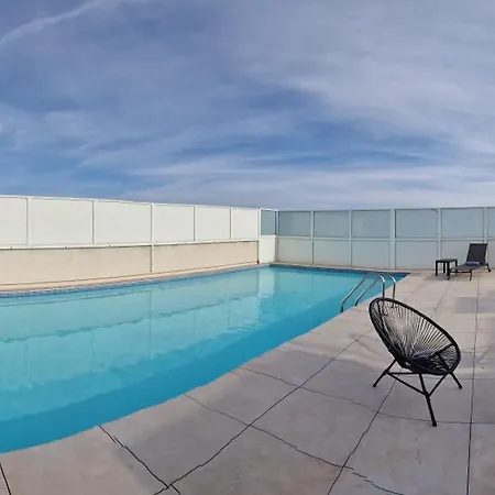 Juan 4 Prs, Clim, 300m Plage, Piscine, Parking 公寓