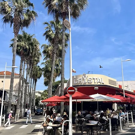 Juan 4 Prs, Clim, 300m Plage, Piscine, Parking 公寓 昂蒂布