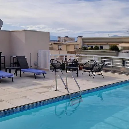 Juan 4 Prs, Clim, 300m Plage, Piscine, Parking Antibes
